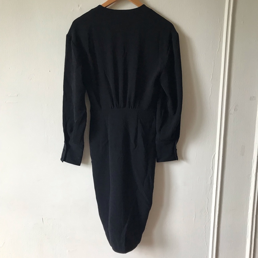 ba&sh Kiari Draped Mini Dress Black XS - Picture 11 of 16
